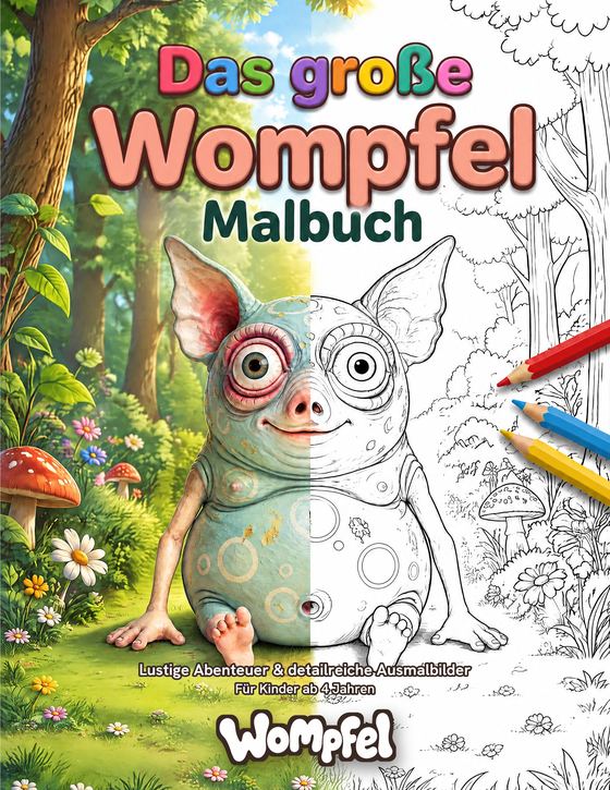 Das große Wompfel-Malbuch