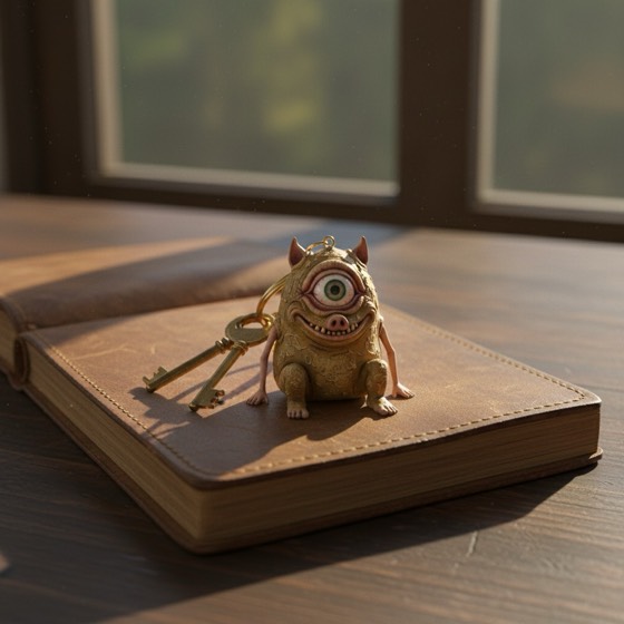 Schlüsselanhänger – Miniatur von Bloop