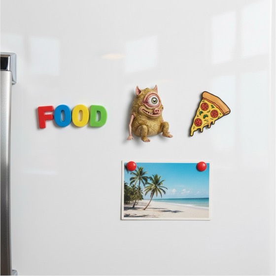 Kühlschrankmagnet – Miniatur von Bloop