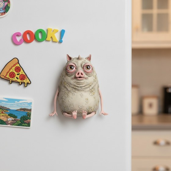 Kühlschrankmagnet – Miniatur von Brunk