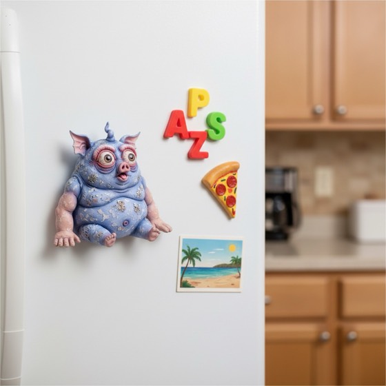 Kühlschrankmagnet – Miniatur von Flex