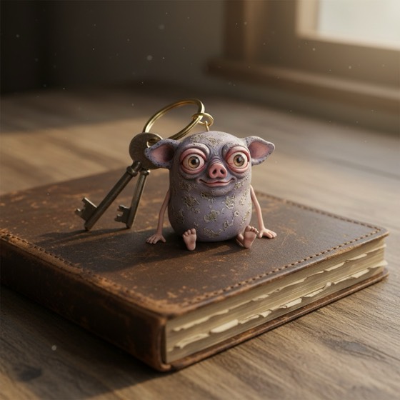 Schlüsselanhänger – Miniatur von Grok
