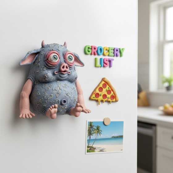 Kühlschrankmagnet – Miniatur von Jog
