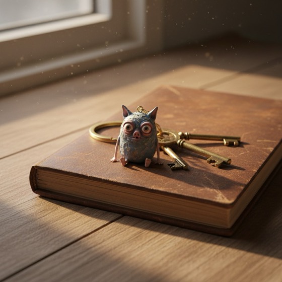 Schlüsselanhänger – Miniatur von Mork