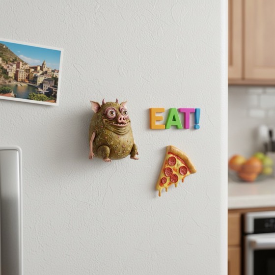 Kühlschrankmagnet – Miniatur von Murp