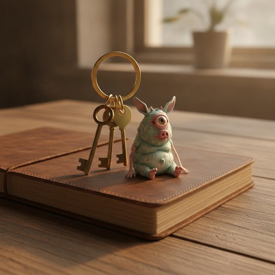 Schlüsselanhänger – Miniatur von Nibb