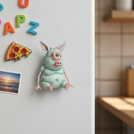 Kühlschrankmagnet – Miniatur von Nibb