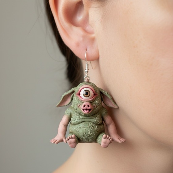 Ohrringe (Paar) – Miniatur von Plut