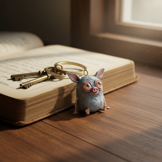 Schlüsselanhänger – Miniatur von Quok