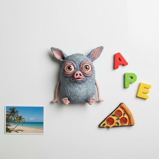 Kühlschrankmagnet – Miniatur von Quok