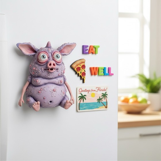 Kühlschrankmagnet – Miniatur von Snuk