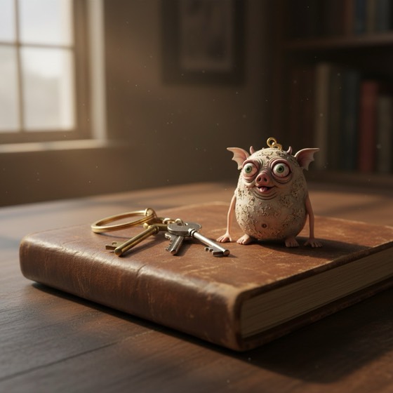 Schlüsselanhänger – Miniatur von Spluk