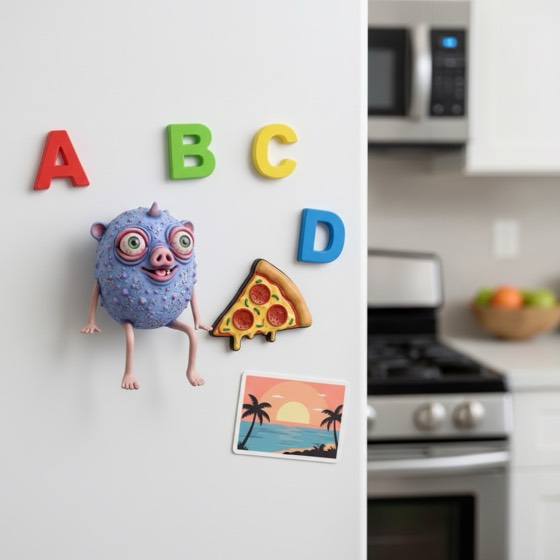 Kühlschrankmagnet – Miniatur von Zazz